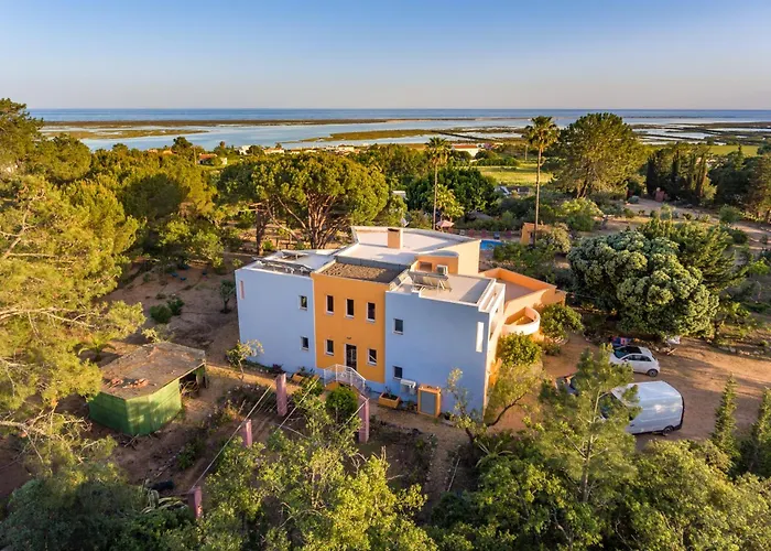 Meia Lua - Your Private Artsy Paradise Overlooking The Ria Formosa With Pool And Sea Views Near Barril Beach, Tavira Villa *
