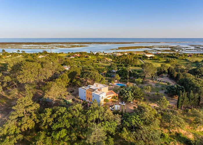 Villa Meia Lua - Your Private Artsy Paradise Overlooking The Ria Formosa With Pool And Sea Views Near Barril Beach, Tavira *