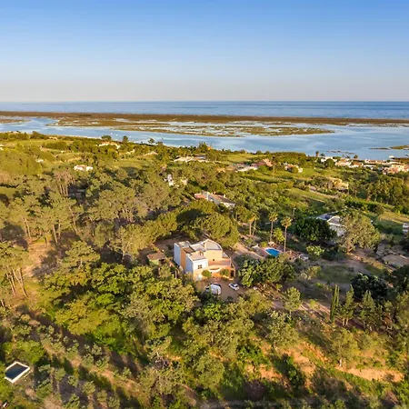 Meia Lua - Your Private Artsy Paradise Overlooking The Ria Formosa With Pool And Sea Views Near Barril Beach, Tavira Villa