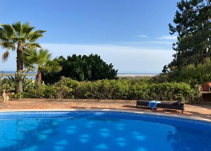 Meia Lua - Your Private Artsy Paradise Overlooking The Ria Formosa With Pool And Sea Views Near Barril Beach, Tavira *