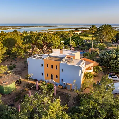 Meia Lua - Your Private Artsy Paradise Overlooking The Ria Formosa With Pool And Sea Views Near Barril Beach, Tavira Villa *